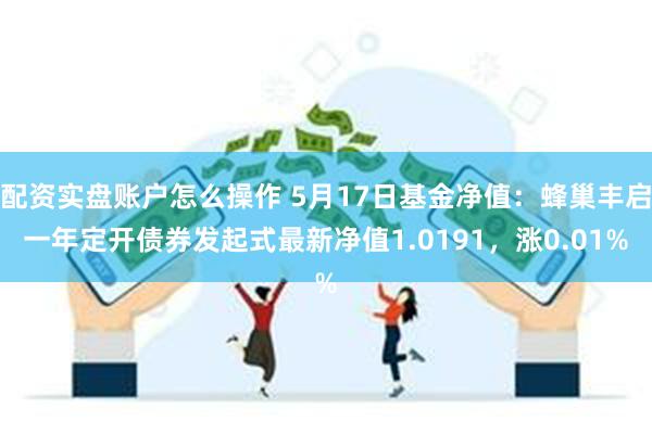 配资实盘账户怎么操作 5月17日基金净值：蜂巢丰启一年定开债券发起式最新净值1.0191，涨0.01%